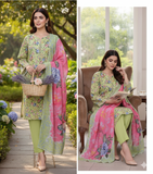 Meadow Rose 3-piece unstitched suit