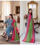 The Azure Safari 3-piece unstitched suit