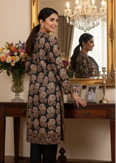 Obsidian Bloom 3-piece unstitched suit