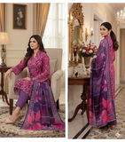 The Orchid Royale 3-piece unstitched suit
